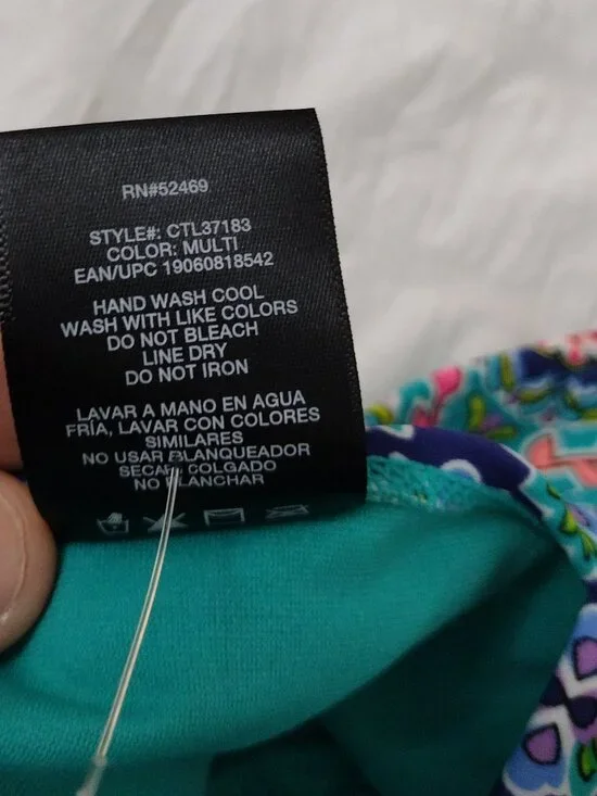 Catalina One Piece Swimsuit Multicolor Print Size XL (16–18) NWOT - Picture 7 of 9